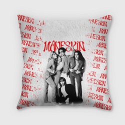 Подушка квадратная MANESKIN POSTER СОСТАВ ГРУППЫ, цвет: 3D-принт