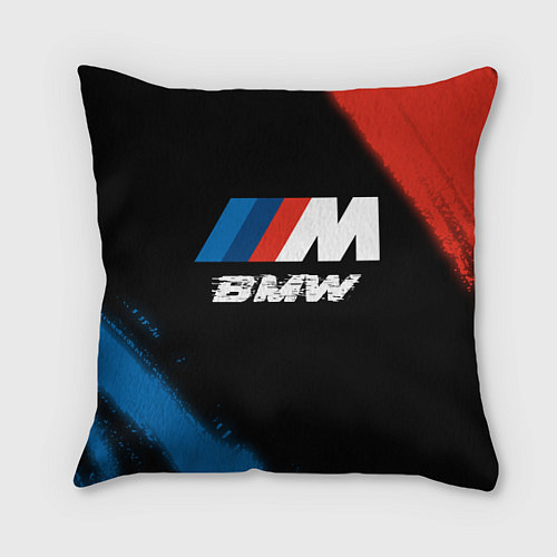 Подушка квадратная BMW BMW - Яркий / 3D-принт – фото 1