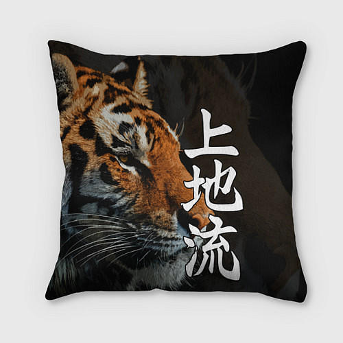 Подушка квадратная Год тигра 2022 Взгляд / 3D-принт – фото 1