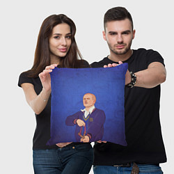 Подушка квадратная Джимми Хопкинс Bully, цвет: 3D-принт — фото 2
