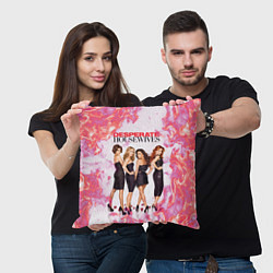 Подушка квадратная Отчаянные домохозяйки, героини, цвет: 3D-принт — фото 2