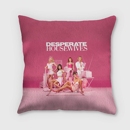 Подушка квадратная Desperate Housewives сериал / 3D-принт – фото 1