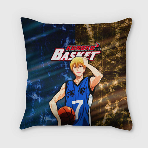 Подушка квадратная Kuroko no Basuke, Рёта Кисе Kise Ryota / 3D-принт – фото 1