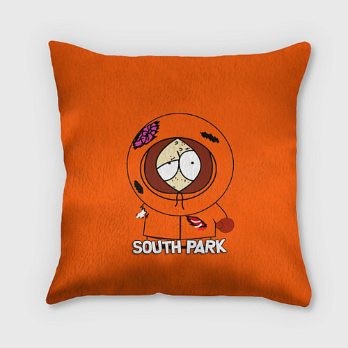 Подушка квадратная South Park - Южный парк Кенни / 3D-принт – фото 1