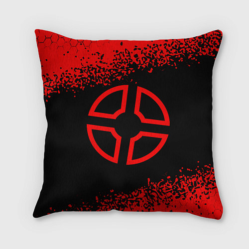 Подушка квадратная TEAM FORTRESS 2 Краска / 3D-принт – фото 1