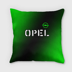 Подушка квадратная ОПЕЛЬ Opel 2, цвет: 3D-принт