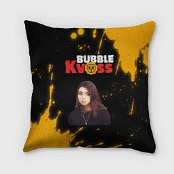 Подушка квадратная BUBBLE KVASS - ДОРА Брызги, цвет: 3D-принт