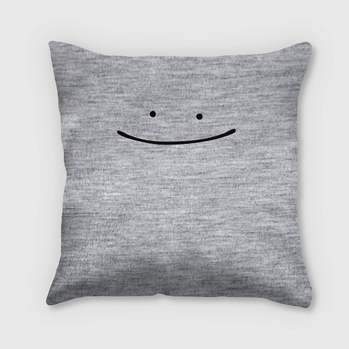 Подушка квадратная SMILE STICK / 3D-принт – фото 1