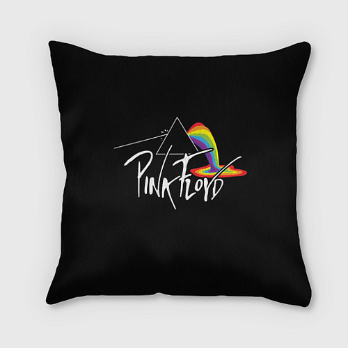 Подушка квадратная PINK FLOYD - ПИНК ФЛОЙД ЛУЖА / 3D-принт – фото 1