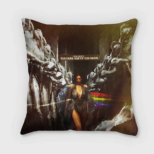 Подушка квадратная ПИНК ФЛОЙД PINK FLOYD / 3D-принт – фото 1
