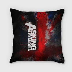 Подушка квадратная Asking Alexandria British, цвет: 3D-принт