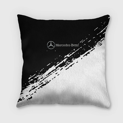 Подушка квадратная Mercedes-Benz - Разделение / 3D-принт – фото 1