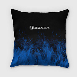 Подушка квадратная Honda огонь, цвет: 3D-принт