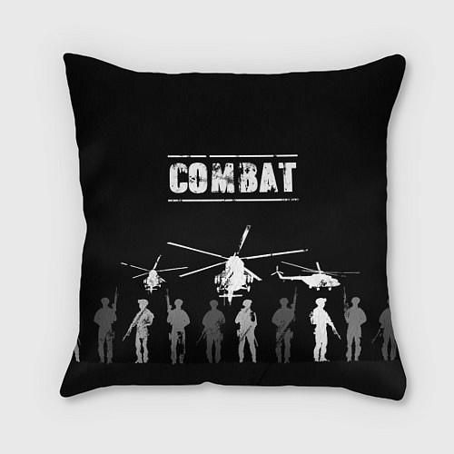 Подушка квадратная Combat / 3D-принт – фото 1