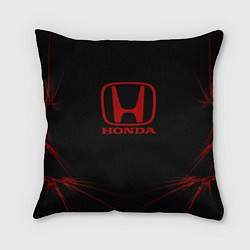 Подушка квадратная Honda - Тонкие линии, цвет: 3D-принт