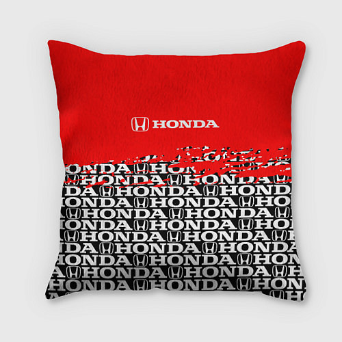 Подушка квадратная Honda - Pattern / 3D-принт – фото 1