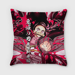 Подушка квадратная Клинок, рассекающий демонов - Незуко Камадо, цвет: 3D-принт
