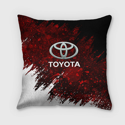 Подушка квадратная Toyota Вектор / 3D-принт – фото 1