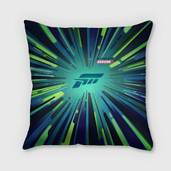 Подушка квадратная Neon Forza Horizon 5, цвет: 3D-принт