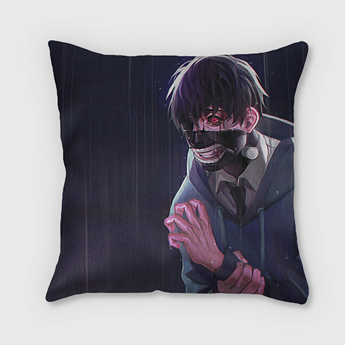 Подушка квадратная Kaneki art / 3D-принт – фото 1