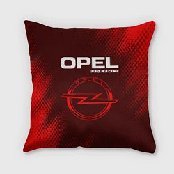 Подушка квадратная OPEL Pro Racing - Абстракция, цвет: 3D-принт