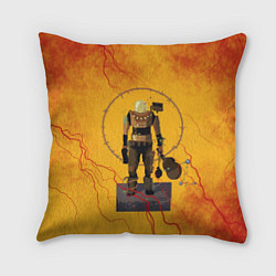 Подушка квадратная Командо с гитарой