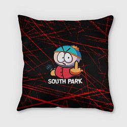 Подушка квадратная Мультфильм Южный парк Эрик South Park, цвет: 3D-принт