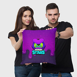 Подушка квадратная Ева Eve BrawlStars, цвет: 3D-принт — фото 2