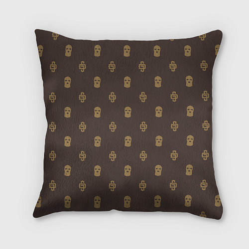 Подушка квадратная Mono Monogramm Dope Camo Dope Street Market / 3D-принт – фото 1