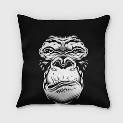 Подушка квадратная Морда гориллы