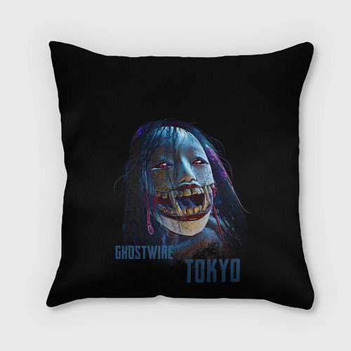 Подушка квадратная Ghostwire Tokyo / 3D-принт – фото 1