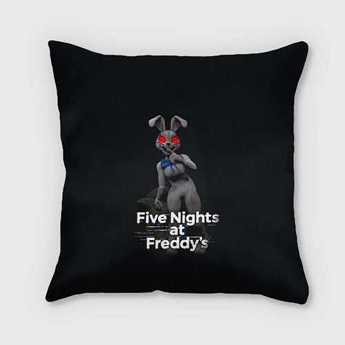 Подушка квадратная Five Nights at Freddys: Security Breach - кролик В / 3D-принт – фото 1