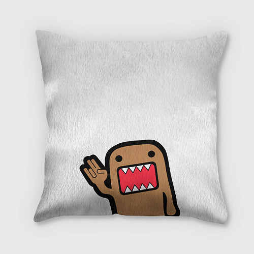 Подушка квадратная Domo-Kun / 3D-принт – фото 1