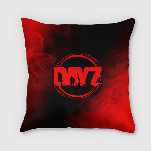 Подушка квадратная DAYZ Пламя / 3D-принт – фото 1