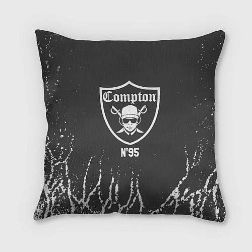 Подушка квадратная Compton Комптон / 3D-принт – фото 1