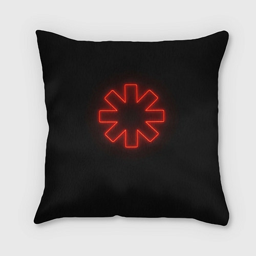 Подушка квадратная RHCP Neon / 3D-принт – фото 1