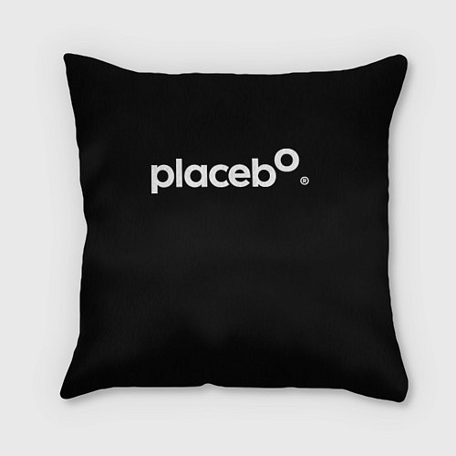 Подушка квадратная Плацебо Логотип / 3D-принт – фото 1