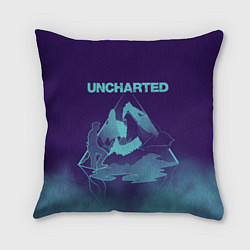 Подушка квадратная Uncharted Арт, цвет: 3D-принт