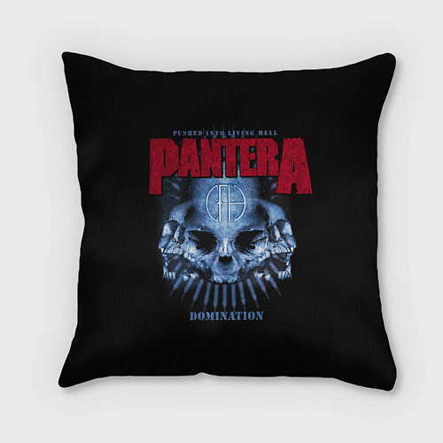 Подушка квадратная Pantera Domination / 3D-принт – фото 1