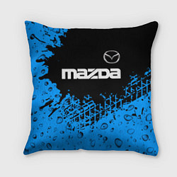 Подушка квадратная МАЗДА Шины, цвет: 3D-принт