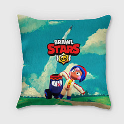 Подушка квадратная Brawlstars Выстрел Бонни Bonny, цвет: 3D-принт