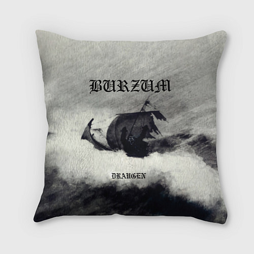 Подушка квадратная Burzum - Draugen / 3D-принт – фото 1