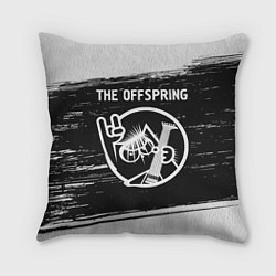Подушка квадратная The Offspring КОТ Краска, цвет: 3D-принт