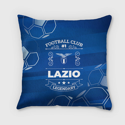 Подушка квадратная Lazio FC 1 / 3D-принт – фото 1