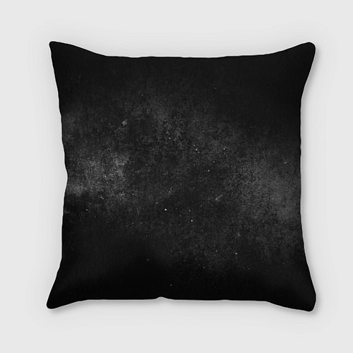 Подушка квадратная Черный космос black space / 3D-принт – фото 1
