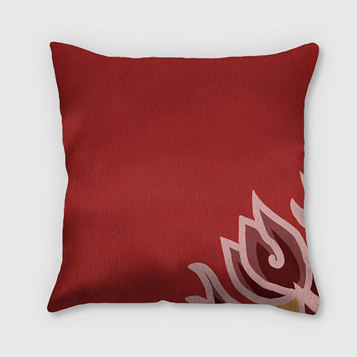 Подушка квадратная Огонь Томы / 3D-принт – фото 1