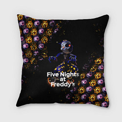 Подушка квадратная Five Nights at Freddys Луна паттерн