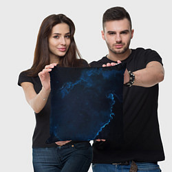 Подушка квадратная Звездные облака, цвет: 3D-принт — фото 2