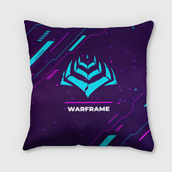 Подушка квадратная Warframe Gaming Neon