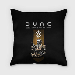 Подушка квадратная Dune: Spice Wars фракция фримены, цвет: 3D-принт